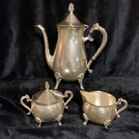None Other - SOLD Silver Plated Tea Set